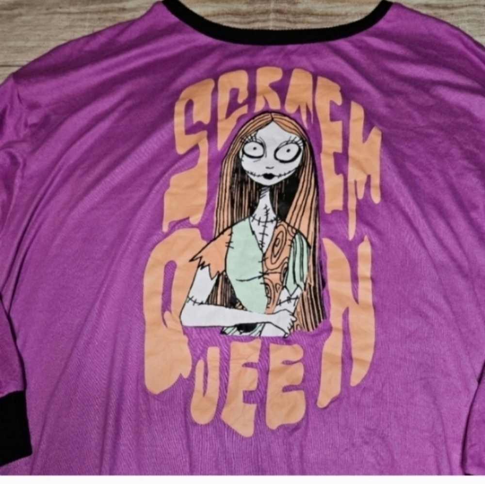 Disney Nightmare before christmas Sally scream queen night shirt pajamas - Picture 6 of 7